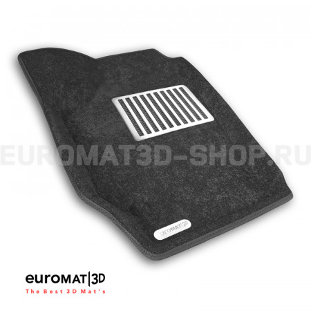 Текстильные 3D коврики Euromat3D Lux в салон для Skoda Fabia (2007-) № EM3D-004500