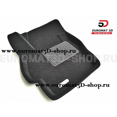 Текстильные 3D коврики Euromat3D Business в салон для Mazda 3 (2009-2013) № EMC3D-003412