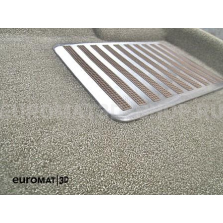 Текстильные 3D коврики Euromat3D Lux в салон для Toyota Land Cruiser 200 (2012-2021) № EM3D-005103T Бежевые