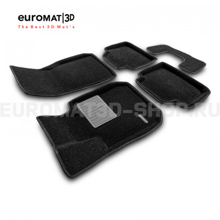 Текстильные 3D коврики Euromat3D Premium в салон для Bmw 3 (F30) (2010-2018) № EMPR3D-001202 Текстильные 3D коврики Euromat3D Premium в салон для Bmw 3 (F30) (2010-2018) № EMPR3D-001202
