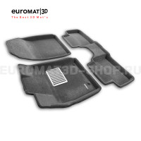 Текстильные 3D Коврики Euromat3D Lux cалон для Kia XCeed (2020-) № EM3..