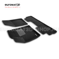 Текстильные 3D коврики Euromat3D Business в салон для Haval Dargo (2022-) № EMC3D-001411