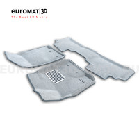 Текстильные 3D коврики Euromat3D Lux в салон для Toyota Land Cruiser 200 (2007-2012) № EM3D-005118S Светло-серые Текстильные 3D коврики Euromat3D Lux в салон для Toyota Land Cruiser 200 (2007-2012) № EM3D-005118S Светло-серые